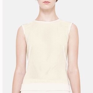 AKRIS PUNTO Akron Mesh & Jersey Sleeveless Tank Top